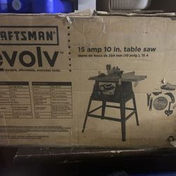  Craftsman Table Saw Brand New