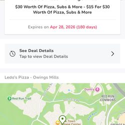 $30 Worth Of Ledo’s For $15