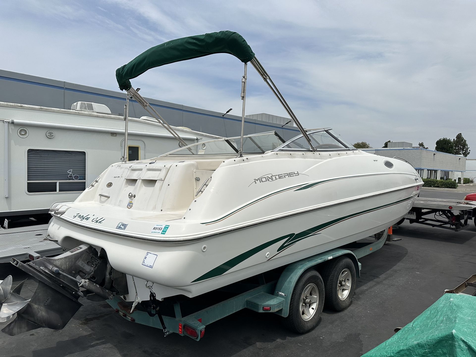 Monterey Deck Boat 24 Feet 171 Hours
