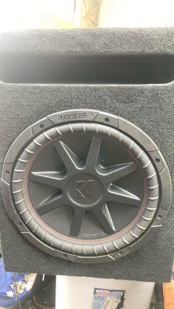 12 inch Kicker CompVR Subwoofer in Ported Box