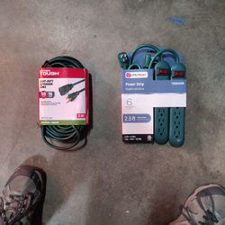 Extension Cord Power Strip Bundle