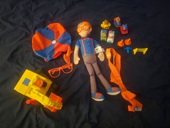 Blippi Toy Lot – Plush, Figures, Vehicles & Accessories