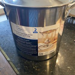 Mainstays 12 Quart Stainless Steel Stockpot