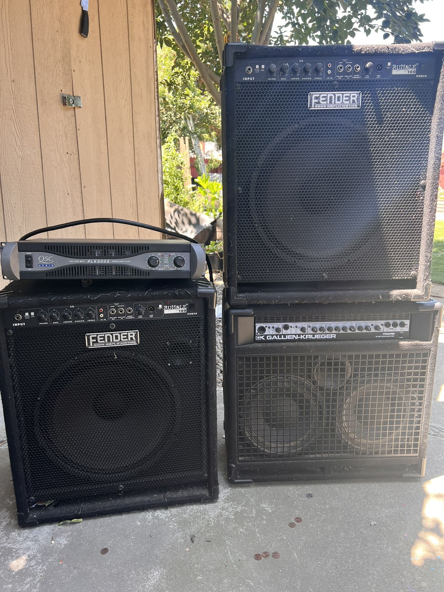 Bocinas Y Amplificador $500 Todo