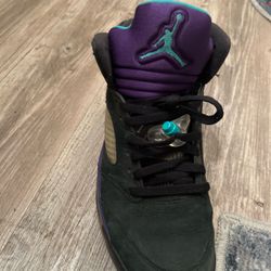 Air Jordan 5 Retro Black Grape  Size 12