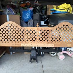 Solid Oak Kingsize Headboard 