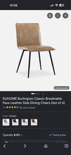 DUHOME dinning chairs there’s 3 for 40