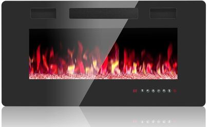 Wall electric fireplace