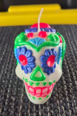 Day of the Dead candle