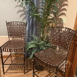 Two Designer Counter Stools