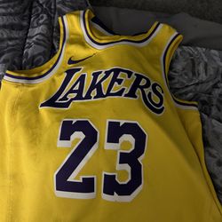 Men's Los Angeles Lakers LeBron James Nike Gold 2020/21 Swingman