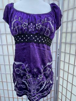 Purple blouse