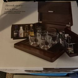 Brookstone Table Top Bar New