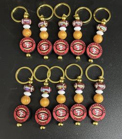 SF 49ERS KEYCHAINS 