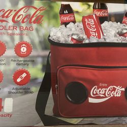 Coca-Cola Cooler Bag with Built in Bluetooth Speaker