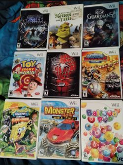 Wii games, $10 each