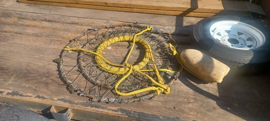 Crab Trap with rope and buoy