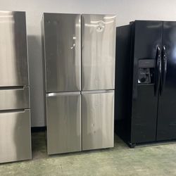 Samsung Four Door Stainless Steel Refrigerator  EEQ 