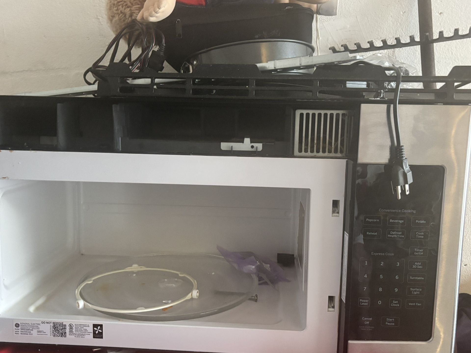 Over the head Microwave