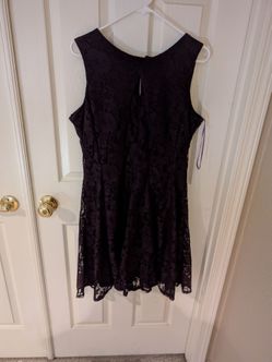 Purple short dress