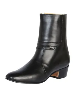 El Besserro Men's Dress Boot - Made in Mexico - Leather in Black