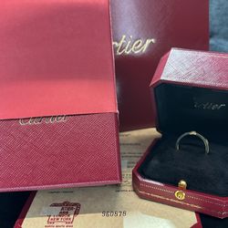 Designer Inspired Love Ring Screw Motif Gold/Silver W/ Box And Bag