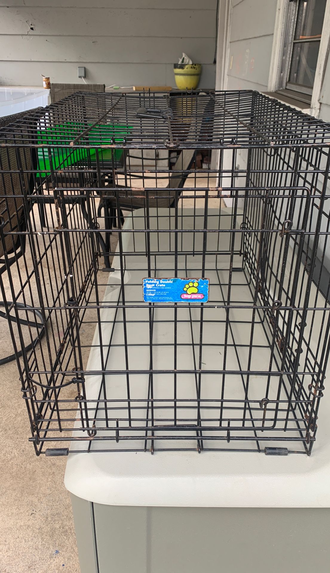 Folding Dog Crate Medium