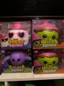 RMS Squishy ghost , spider , witch