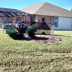 Stump Grinding Machine+Operator 