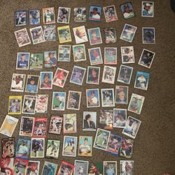 Basketball, baseball, and football cards