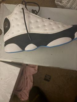Air Jordan 13 White Navy Blue Sneakers