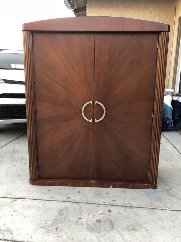 Unique Wood Cabinet for Sale in Upland, CA - OfferUp