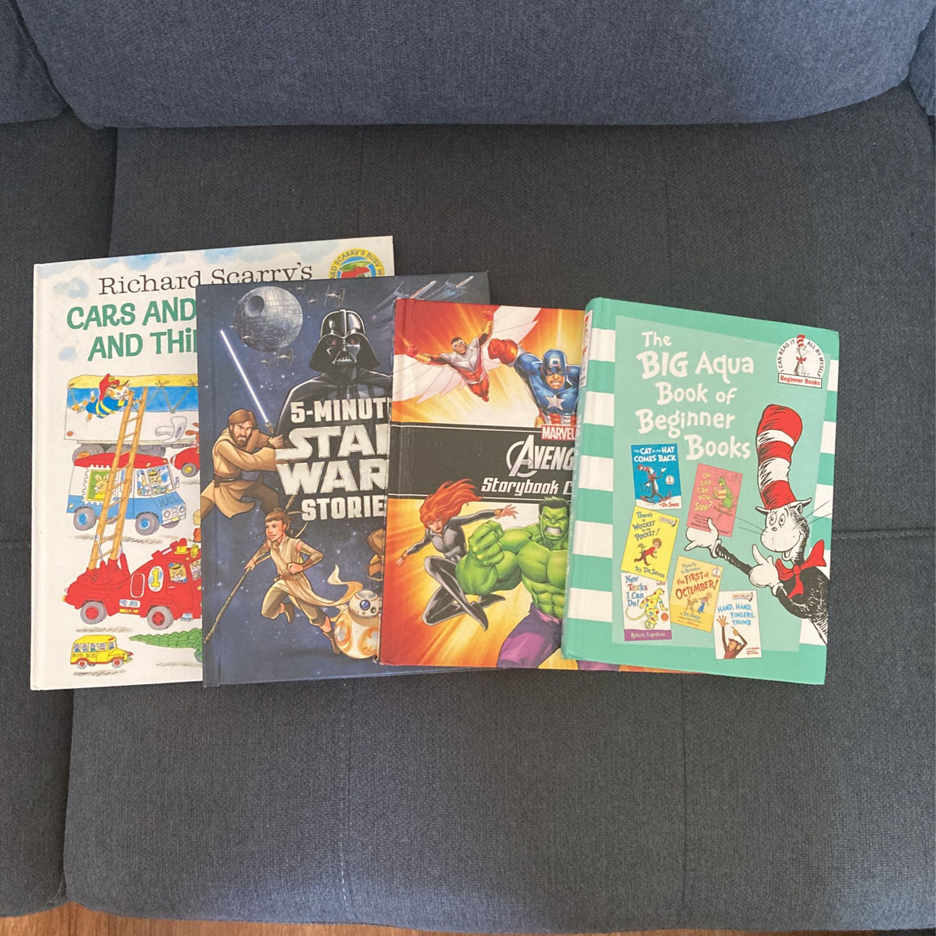 Kids Big Book Collection Seuss Disney Avengers 