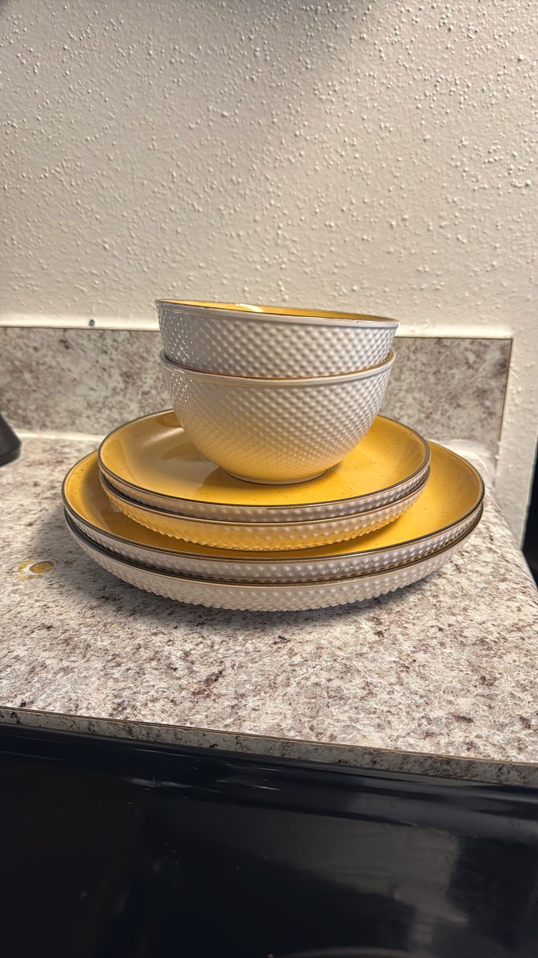 Ceramic Plate/Mug Set (Dishwasher & Microwave Safe)