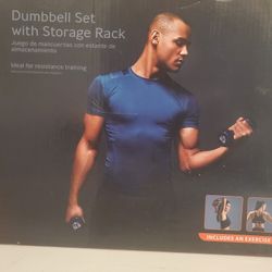 Dumbbell Set With Storage Rack