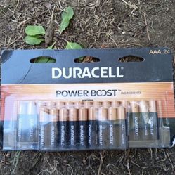 New Duracell AAA Batteries - 24 Pack