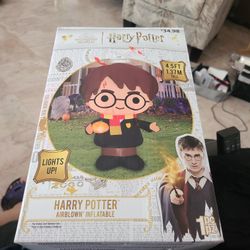 Harry Potter Gemmy Airblown LED Inflatable 4.5ft Halloween Decoration M9