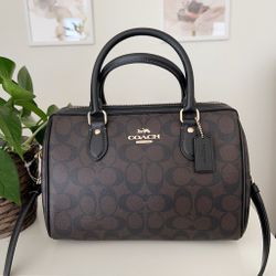 Coach Rowan Satchel Bag In Signature Canvas CH280