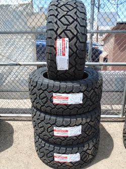 33x12.50R20 LT New Gripmax Maxgrip R/T Rugged Terrain 12 Ply Tires