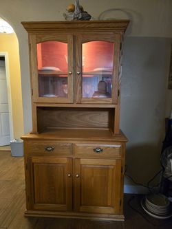 Oak Hutch
