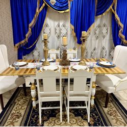 7 Pieces Dining Table Set 