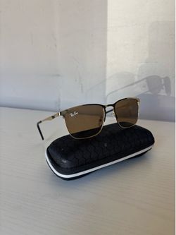 Ray band style Silver Metal Sunglasses – Brown Lenses