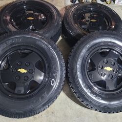 CHEVY OBS STOCK OEM Rims And Tires  Rim's Chevy Silverado/Tahoe/Suburban/GMC/YUCON /  LT 245/75/16   ALL MATCHING ALL TOYO OPEN COUNTY A/T  Tires  6 l