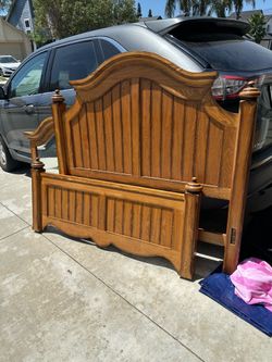 Oak Full size bed frame