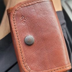 Cuir leather wallet 