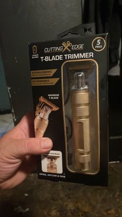 Cutting edge T blade trimmer