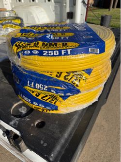 (3) NEW ROLLS 250ft 12/2 romex