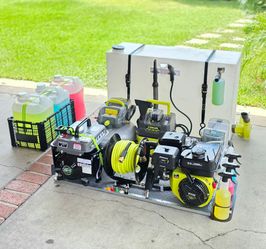 Carwash Equipment complete,Detailing mobile skid equipo de carwash
