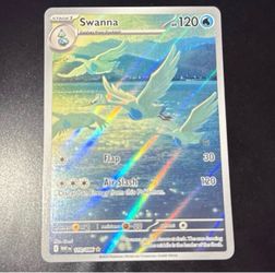 Swanna 110/086 IR Rare SV: White Flare Set full art HoloFoil NM Nearmint 2025
