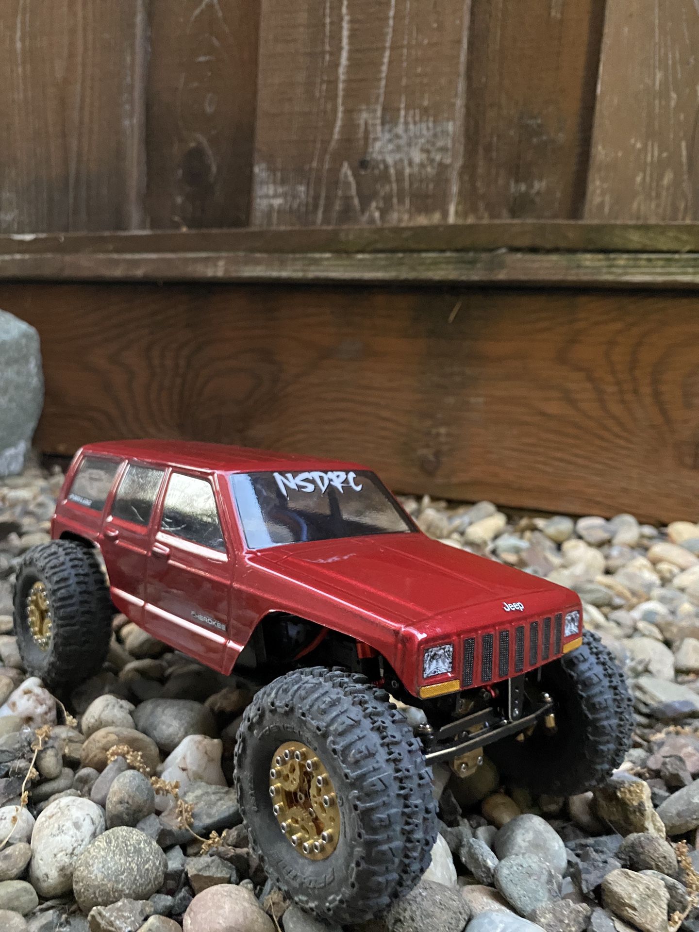 1/24 Scale Rock Crawler Jeep Cherokee Custom RC